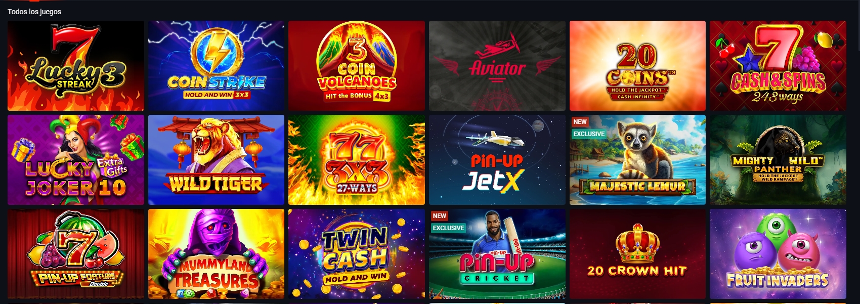 Casino en línea Pin Up